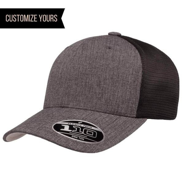 Custom FLEXFIT 110 | - Your Hats | Leather Patch Creations Dekni Discounts Logo Bulk With