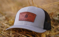 custom leather patch hats bulk