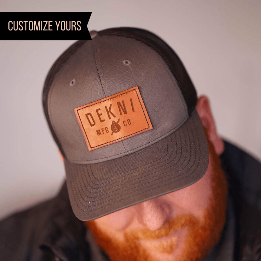 Custom Leather Patch Cap – Shop Iowa
