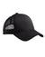 black eco friendly organic cotton trucker hat customizable in bulk wholesale