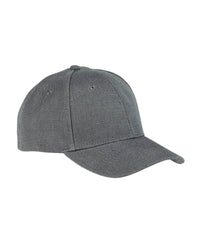 Charcoal Econscious Hemp Baseball Cap for Custom Embroidery & laser engraving leather patch