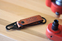 Custom Leather Keychain Fob personalized bulk leather by dekni creations
