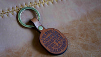 Personalized Laser Engraved Leather Key Chain in bulk by dekni creations