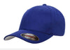 Royal Flexfit Wool Blend Custom Cap for laser engraved leather patch and promotional Embroidery